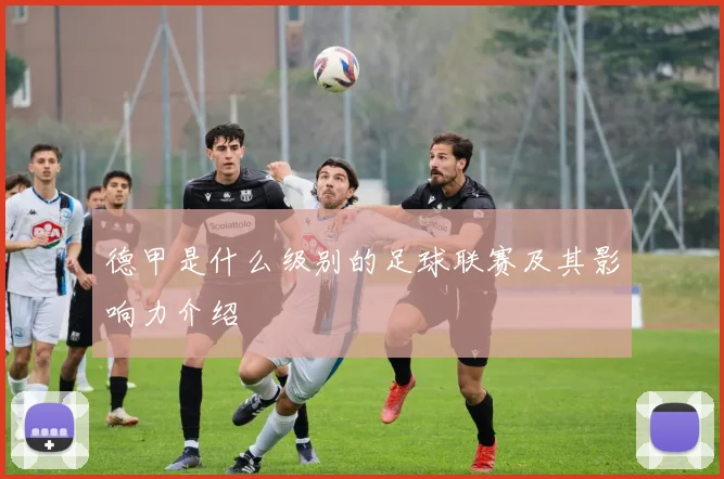 德甲是什么级别的足球联赛及其影响力介绍